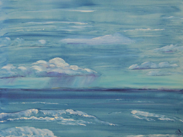 Original Oil Painting by Grace Moore - Seascape